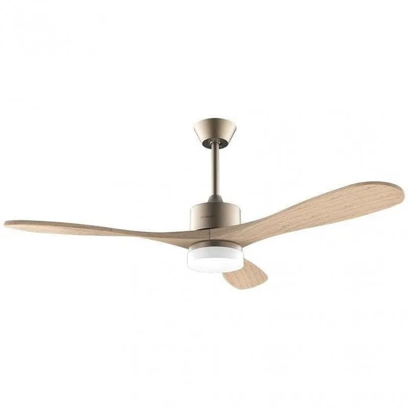 Ventilatore da Soffitto con Luce Cecotec EnergySilence Aero 5290 Golden Pro 35W 132cm 5 Velocità Telecomando LED Silenzioso Funzione Inverno - immagine 1