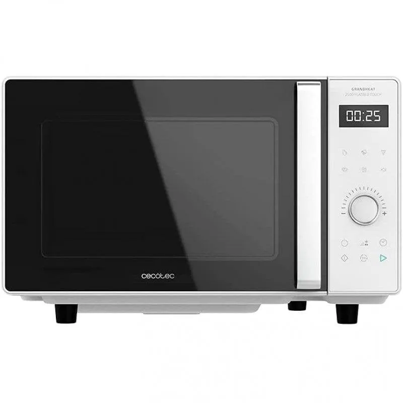 Microonde Cecotec GrandHeat 2500 Flatbed Touch White 25L 800W 8 Programmi Touch - immagine 1
