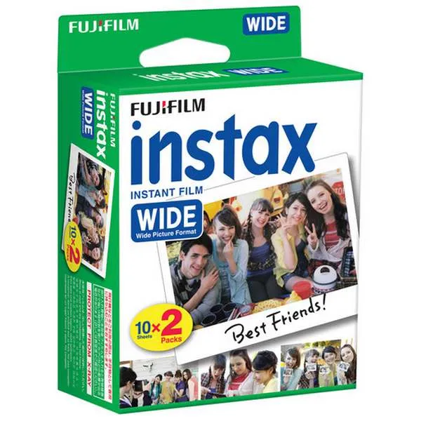 Fujifilm Instax Wide Film pellicola per istantanee 20 pz 108 x 86 mm - immagine 1