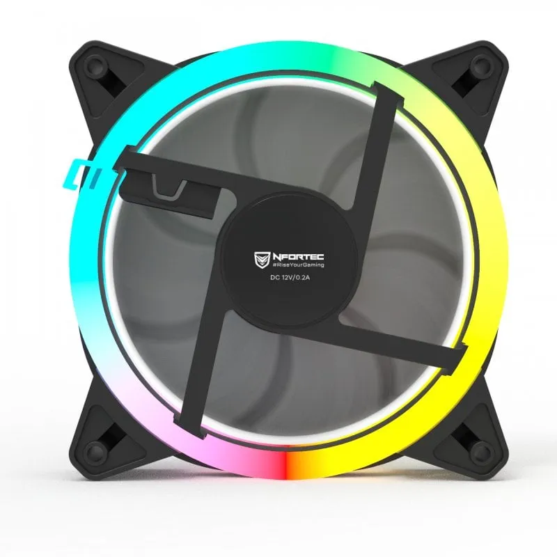 Ventola supplementare Nfortec Draco V2 ARGB da 120 mm - immagine 1