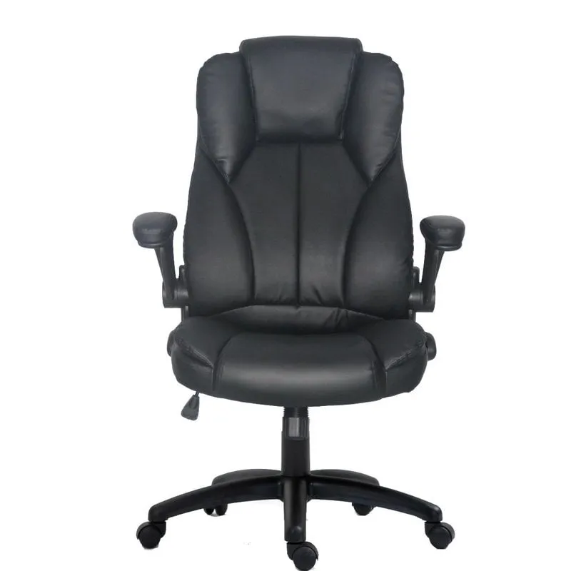 Equipaggia la sedia da ufficio ergonomica nera - immagine 1