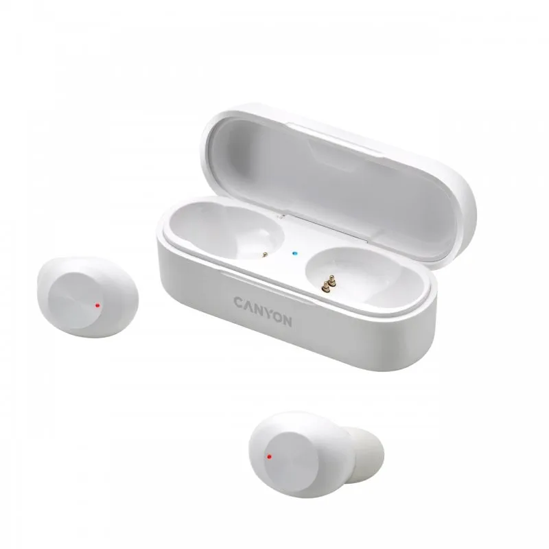 Cuffie Bluetooth Canyon TWS-1 bianche - immagine 1