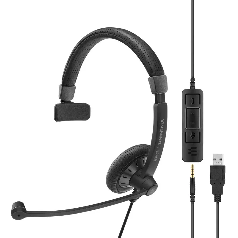 Sennheiser Epos SC 45 Cuffie USB monofoniche nere - immagine 1