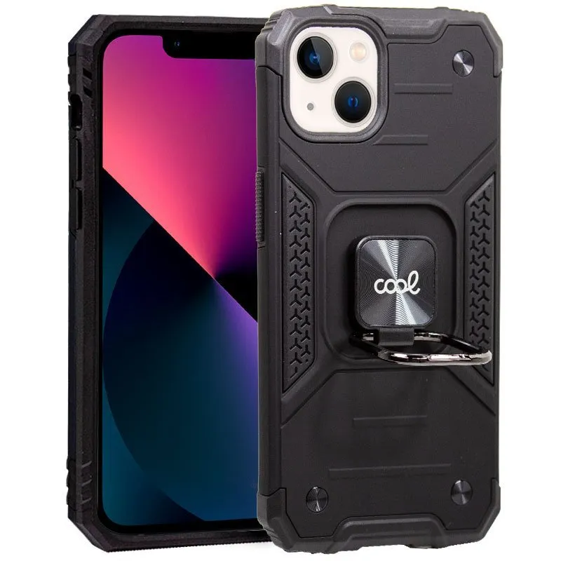 Fantastica custodia rigida con anello nero per iPhone 13 Mini - immagine 1