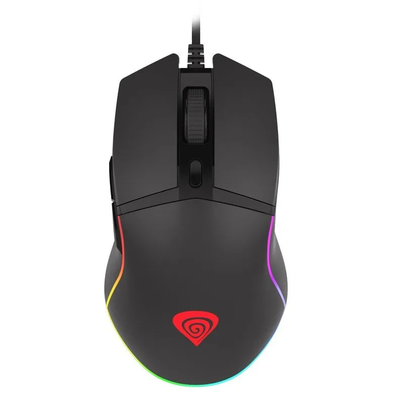 Mouse da gioco Genesis Krypton 220 RGB 6400 DPI Nero - immagine 1