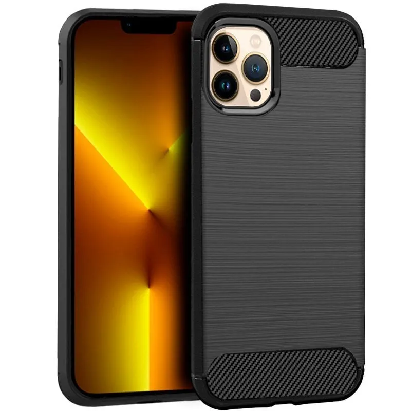 Custodia nera carbone per iPhone 13 Pro Max - immagine 1