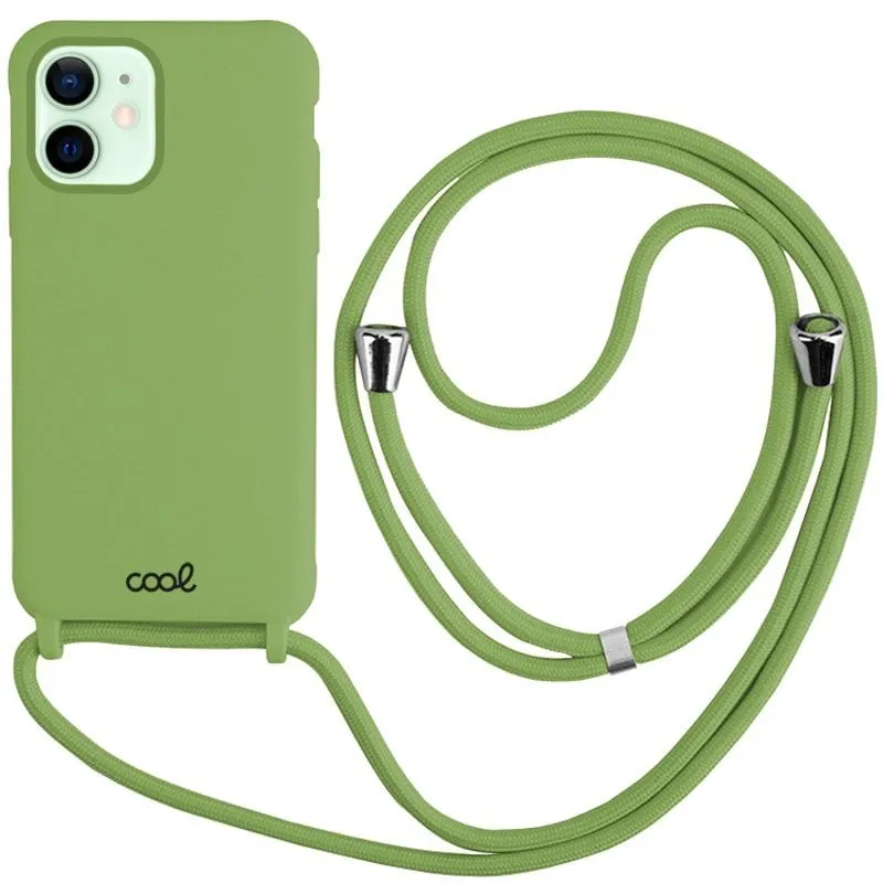 Fantastica custodia con cavo liscio pistacchio per iPhone 12/12 Pro - immagine 1