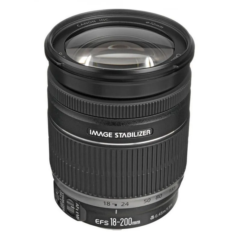 Canon EF-S 18-200mm f/3.5-5.6 IS SLR Nero - immagine 1