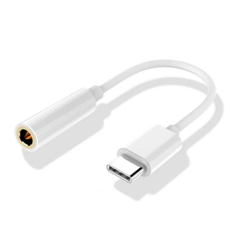 Cool Adattatore Connettore Tipo C a Jack 3,5 mm Digitale Universale Bianco - immagine 1