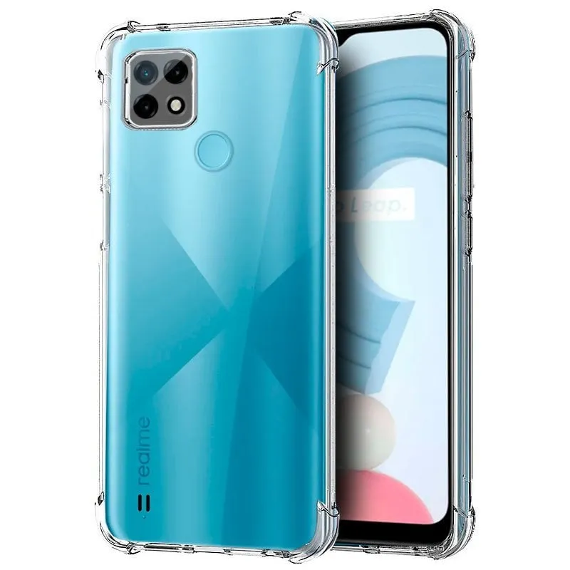 Fantastica custodia antishock trasparente per Realme C21 2021 - immagine 1