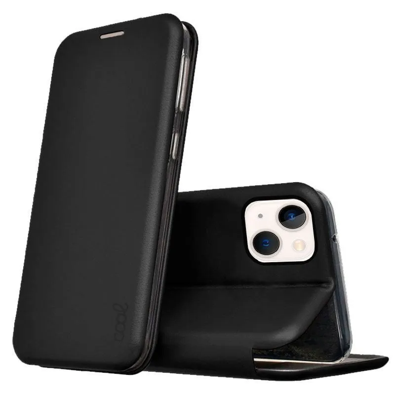 Fantastica custodia Flip Cover Elegance Nera per iPhone 13 Mini - immagine 1