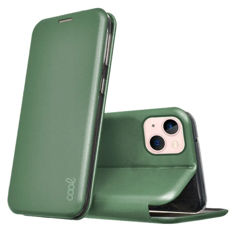Custodia Flip Cover verde Cool Elegance per iPhone 13 - immagine 1