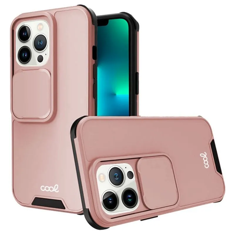 Fantastica custodia rigida in oro rosa per fotocamera per iPhone 13 Pro - immagine 1