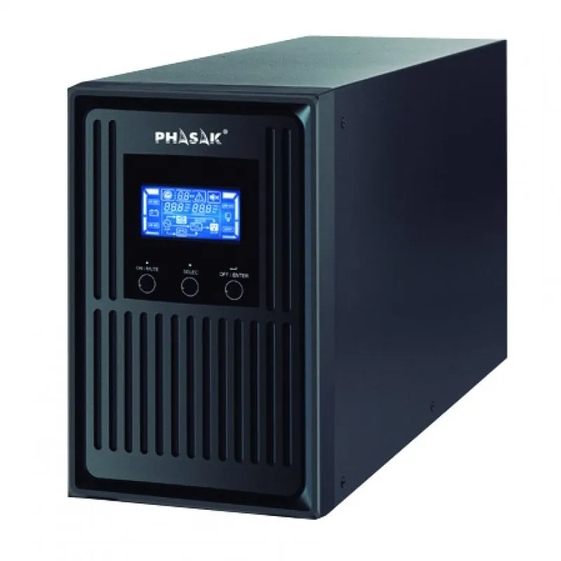 Phasak Conqueror Pro UPS in linea LCD 1000VA - immagine 1