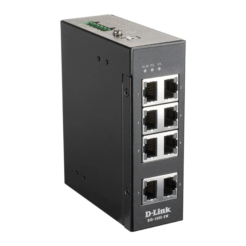 Switch non gestito D-Link DIS-100E-8W 8 porte 10/100 - immagine 1
