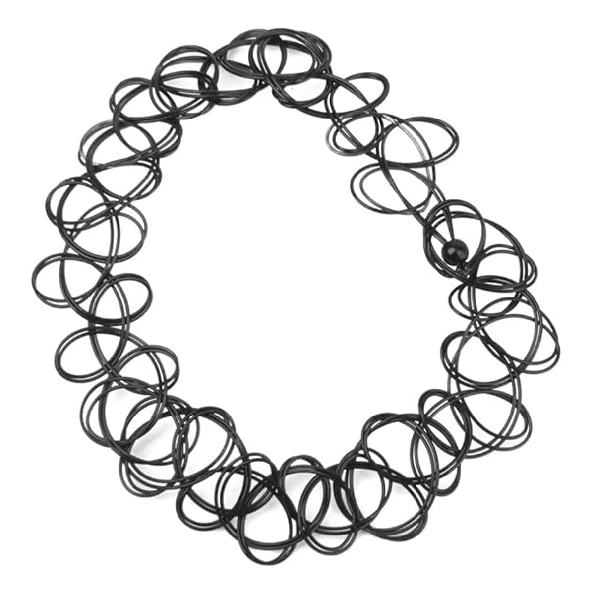 Sarini Set di collane per Tatuaggi, collane Elasticizzate, collari, bracciali, Anelli, per Uomo, Donna, Ragazza, Regalo - immagine 2