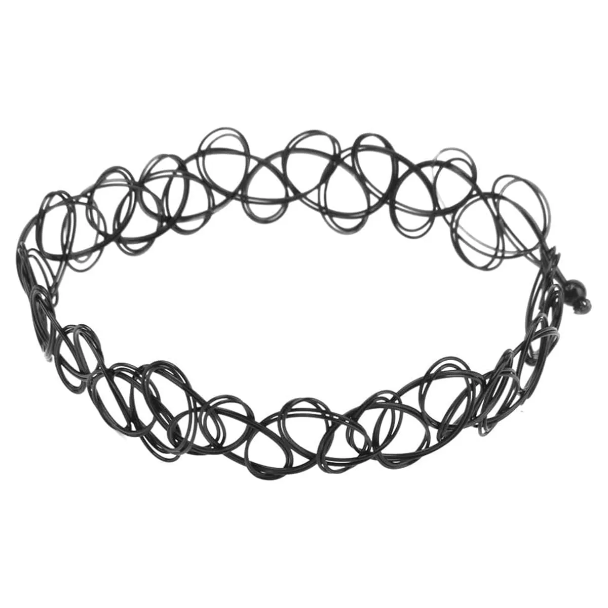 Sarini Set di collane per Tatuaggi, collane Elasticizzate, collari, bracciali, Anelli, per Uomo, Donna, Ragazza, Regalo - immagine 4
