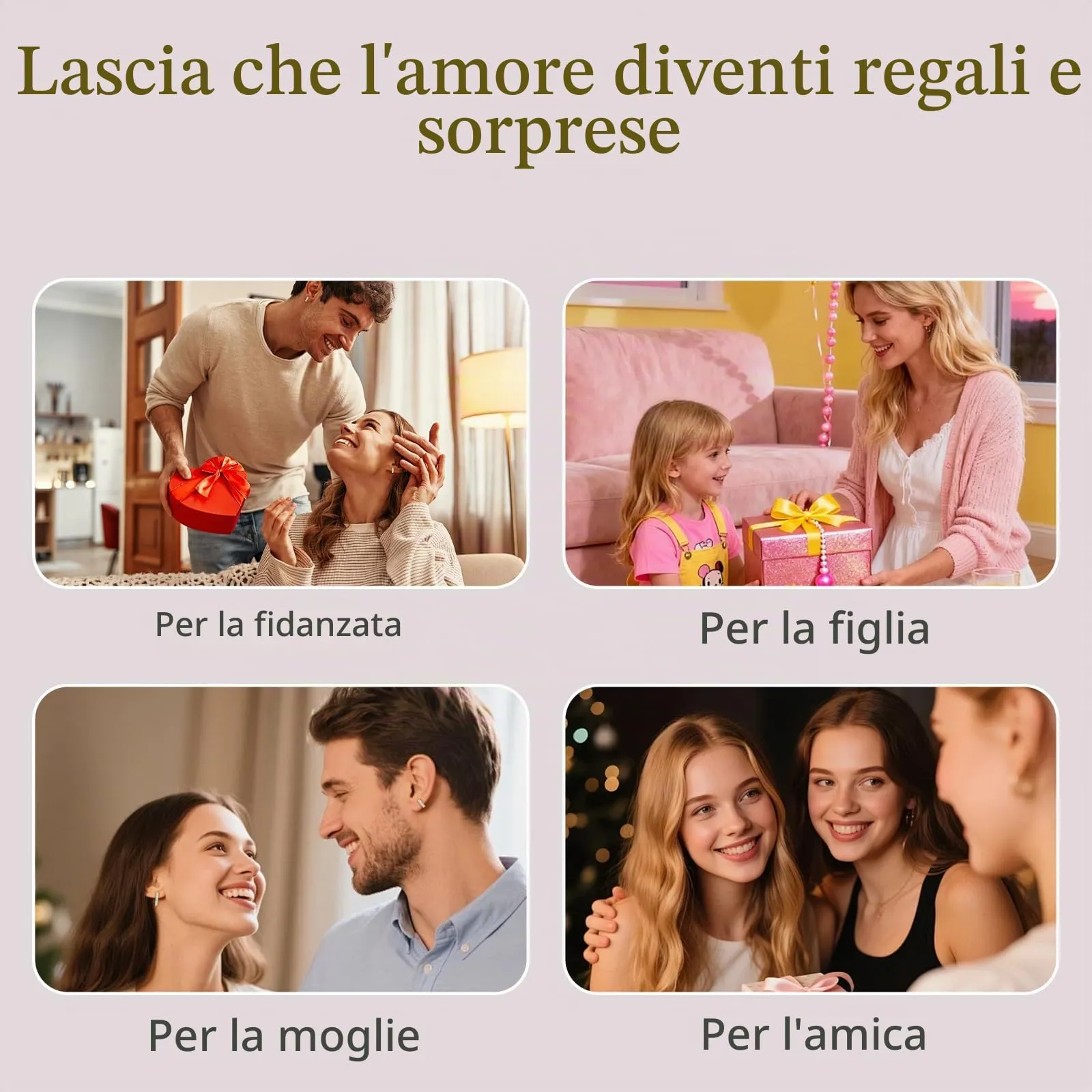 limerencia G23 Orecchini a Cerchio Anallergici per Orecchie Sensibili,Huggie Hoop Orecchini in Titanio 8 mm/10 mm/12 mm,Orecchini Argento Diamante per Donna Uomo Bambina(oro 8mm) - immagine 7