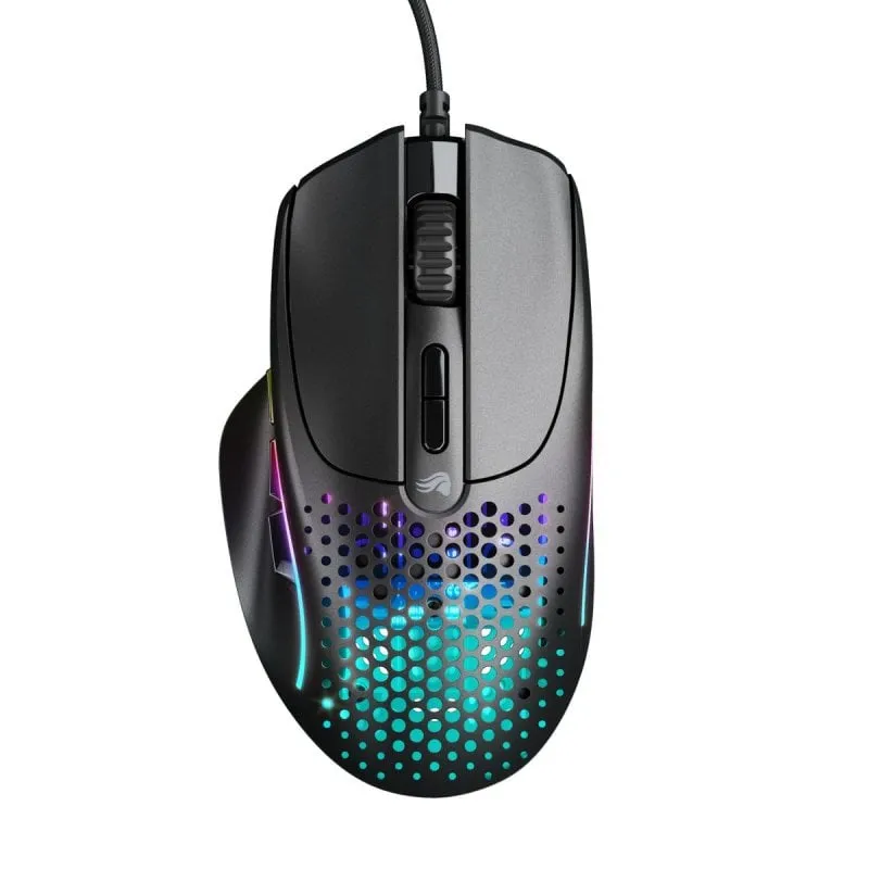 Ratón Glorious con cable 26000 DPI Óptico 9 botones RGB Negro - immagine 1