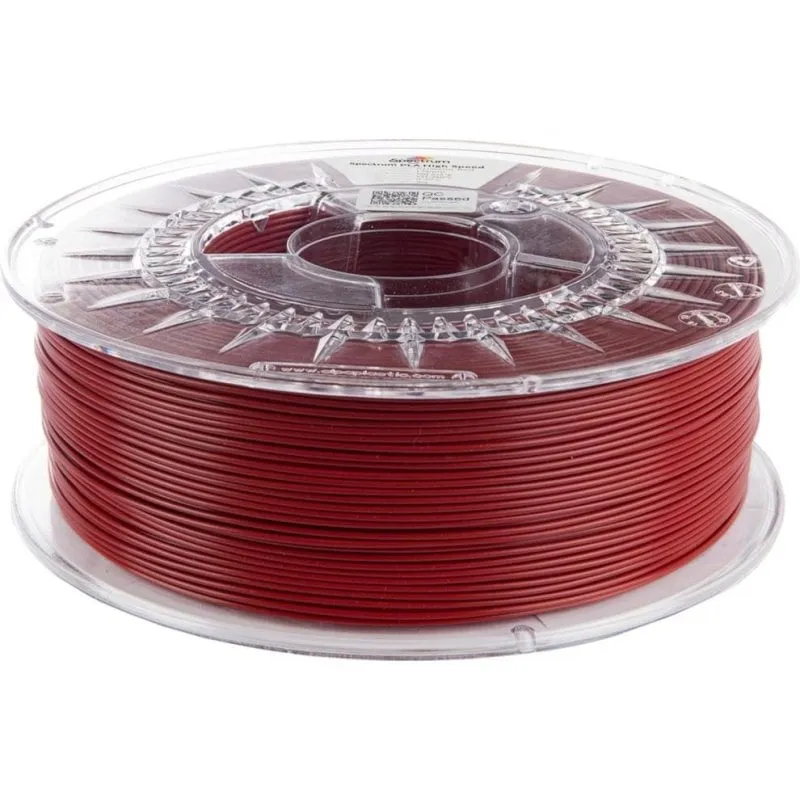 Filamento PLA Spectrum 81055 Rosso 1,75 mm Compostabile Alta Velocità - immagine 1