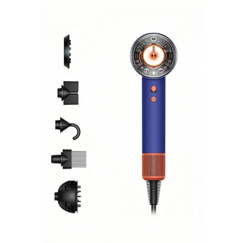 Phon Ionico Dam Electronics Supersonic Nural HD16 1600W 4 Temperature 5 Accessori Blu - immagine 1