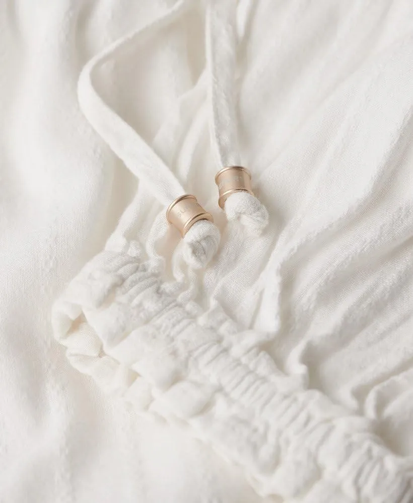 Superdry Mini abito da donna Ibiza a maniche lunghe, bianco, 46 - immagine 7