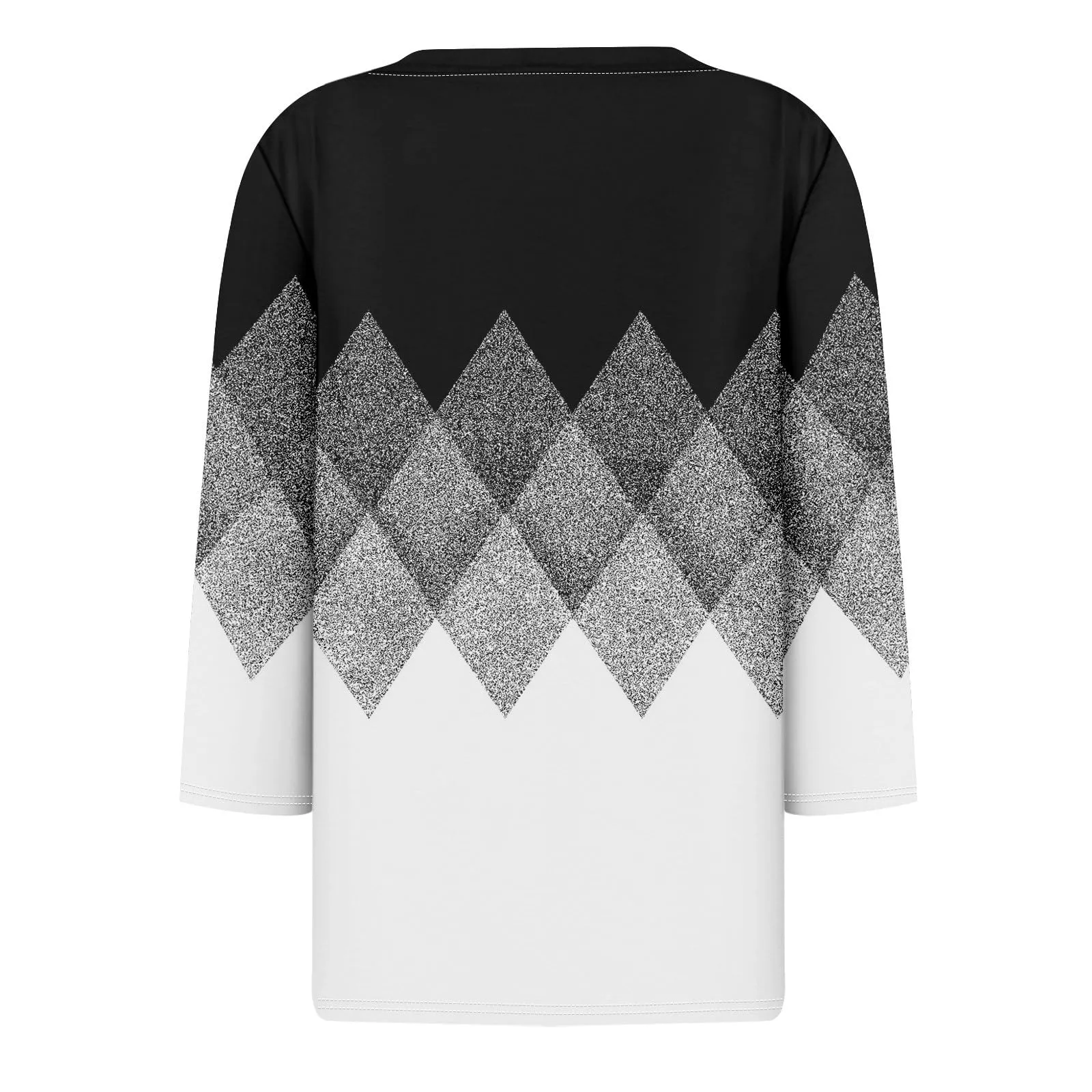 SCBFDI Today 2024, Maglia Nera Donna Manica 3/4 Maglietta Bianca Donna Manica 3/4 Camicia Blu Donna Camicette Donna Eleganti Estive Maglietta Bianca Donna Sexy Blusa Donna Elegante - immagine 4
