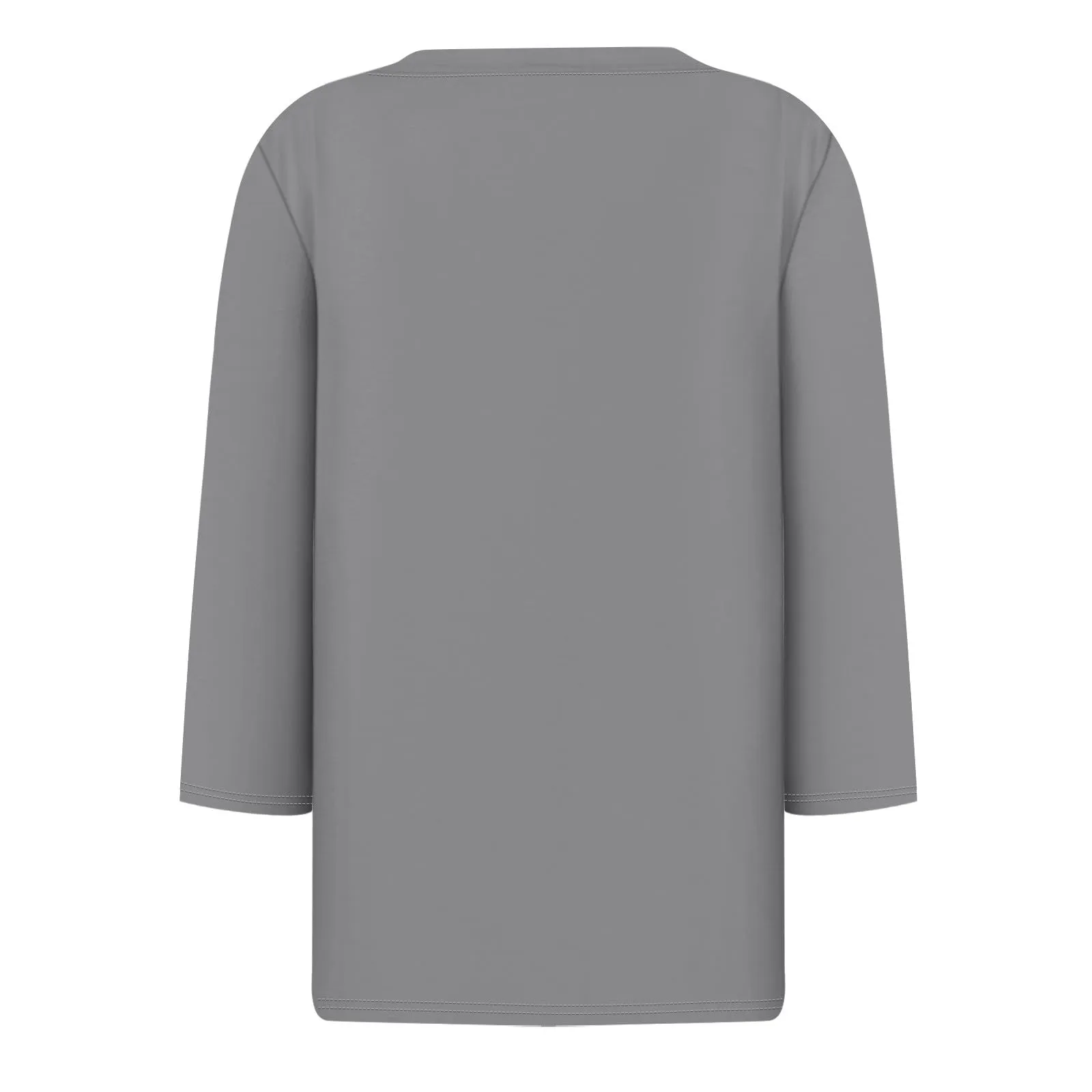 SCBFDI Today 2024, Maglie Donna Manica 3/4 Fitness Donna Abbigliamento 3/4 T Shirt Donna a Righe T-Shirt Rosa Donna Camicia Donna Bianca Cotone Top Eleganti Sottogiacca Camicie - immagine 4