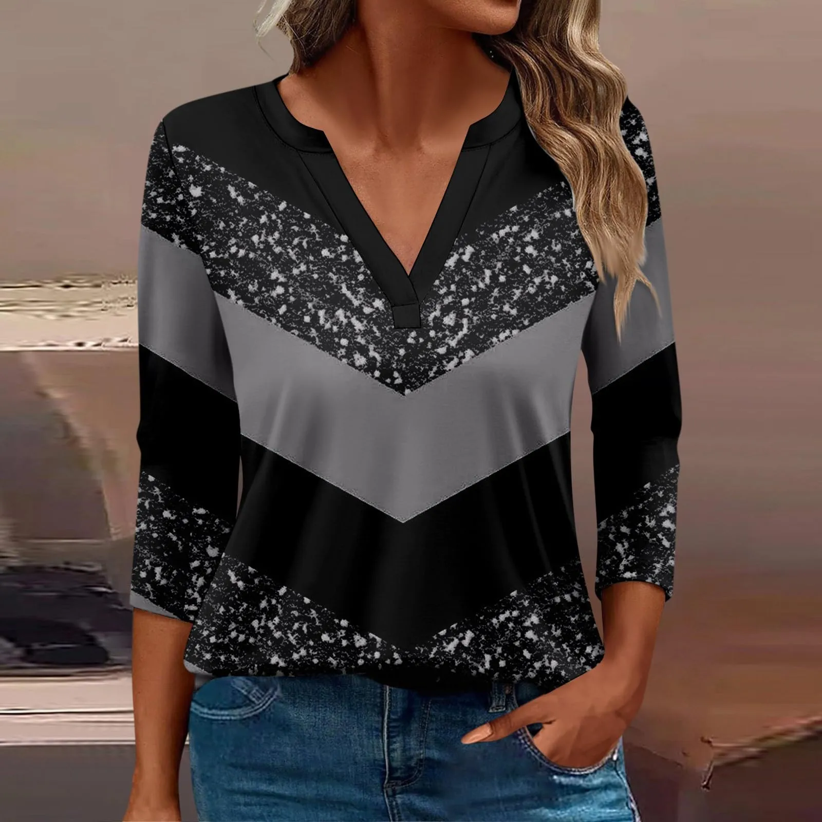 SCBFDI Today 2024, Top Elegante Donna Cerimonia Camicia Nera Donna Marella Abbigliamento Donna Motivi Abbigliamento Donna Magliette Mezza Manica Donna Maglietta Manica Tre Quarti - immagine 2
