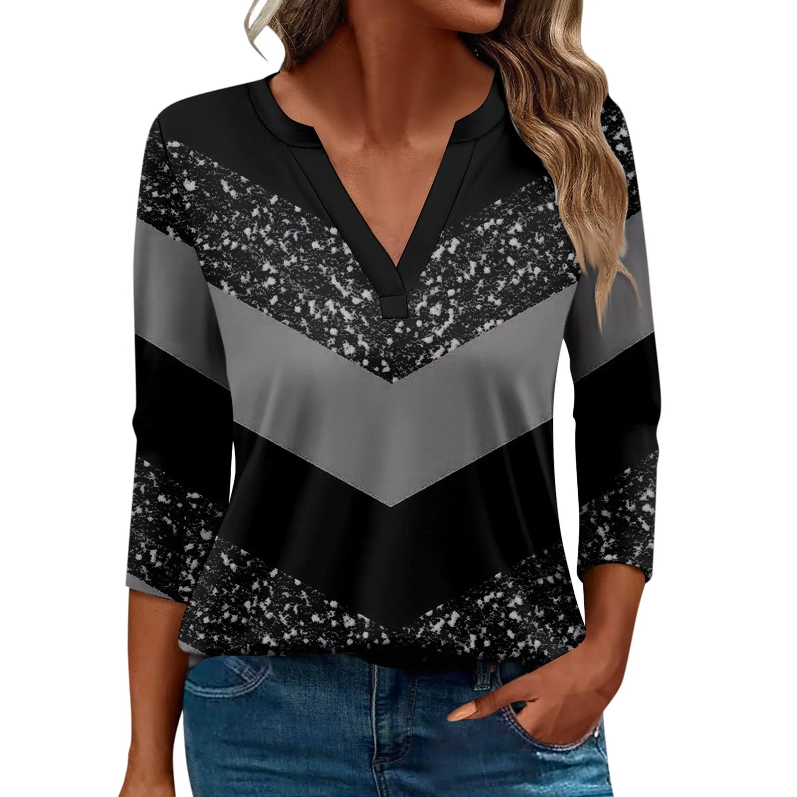 SCBFDI Today 2024, Top Elegante Donna Cerimonia Camicia Nera Donna Marella Abbigliamento Donna Motivi Abbigliamento Donna Magliette Mezza Manica Donna Maglietta Manica Tre Quarti - immagine 6