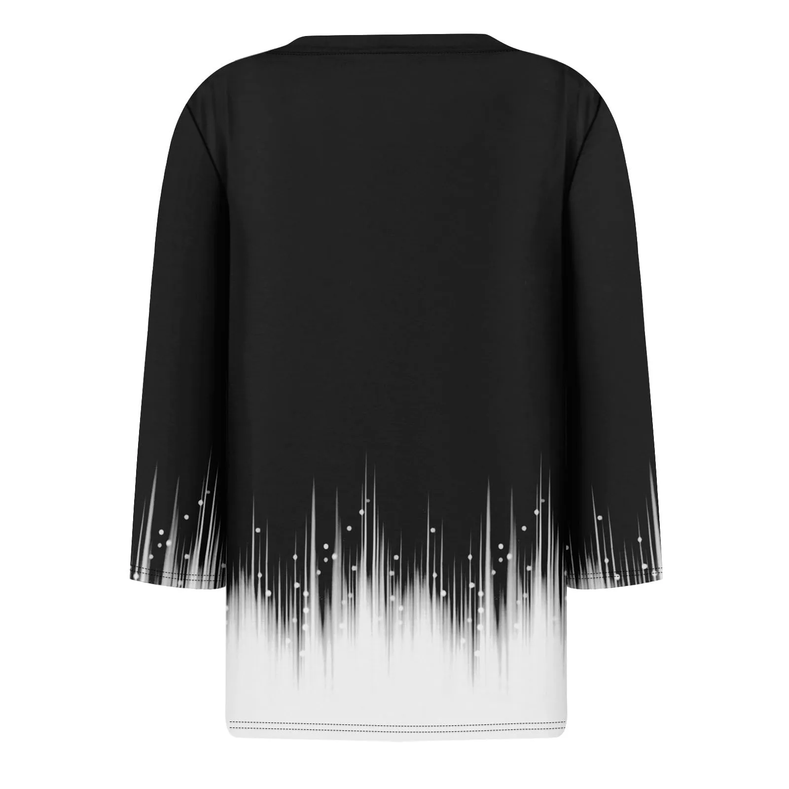 SCBFDI Today 2024, Camicia Donna Manica 3/4 Blu Camicia Donna Elegante Camicia Lunga Donna per Leggings Camicia Bianca Lunga Donna Maglietta Manica Lunga Donna Abbigliamento Donna - immagine 4