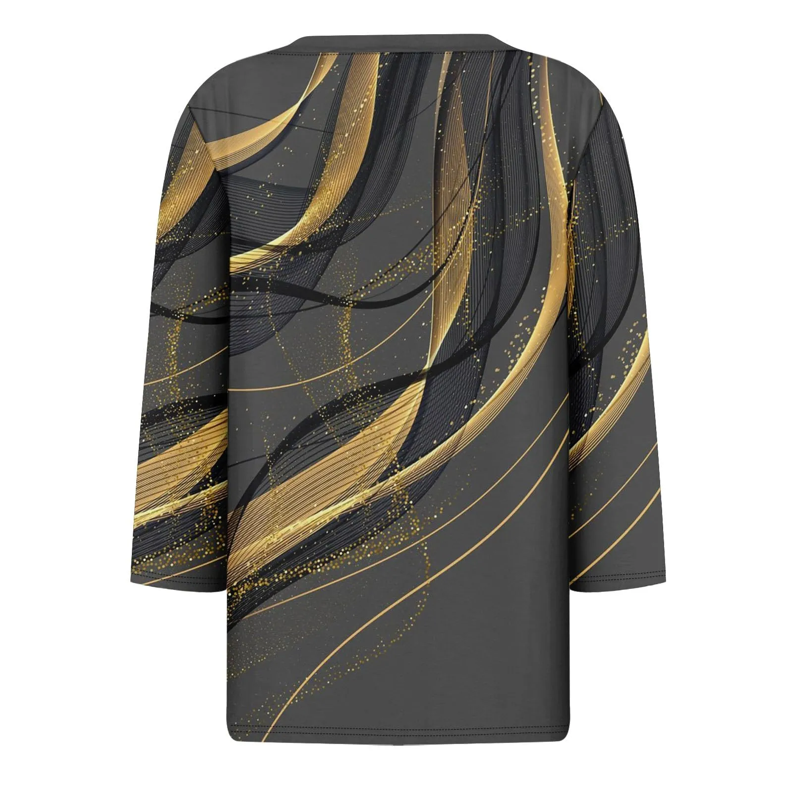 SCBFDI Today 2024, Camicia Donna Cotone Camicetta Donna Manica 3/4 Maglie Estive Eleganti Donna Maglie Donna Manica Lunga Bluse Eleganti Taglie Forti Donna Maglie Donna Autunno - immagine 4
