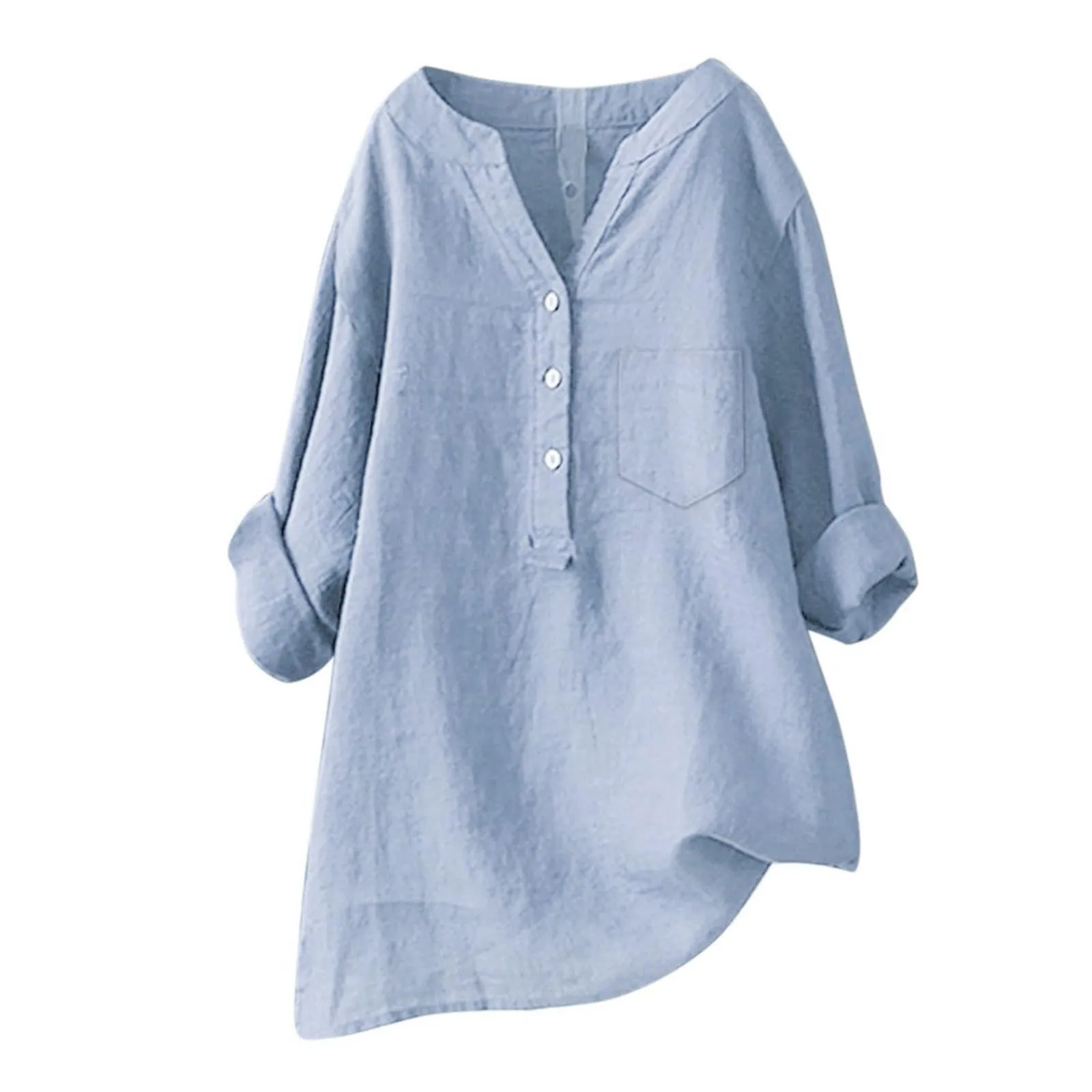Maglia Manica Lunga Clearance Items Camicetta Cotone Donne Blazer Donna Oversize Camicia Elegante Cerimonia Donna Camicie Donne Eleganti Camicia Italiana Donna Camicie Viola Donna Clearance Items - immagine 1