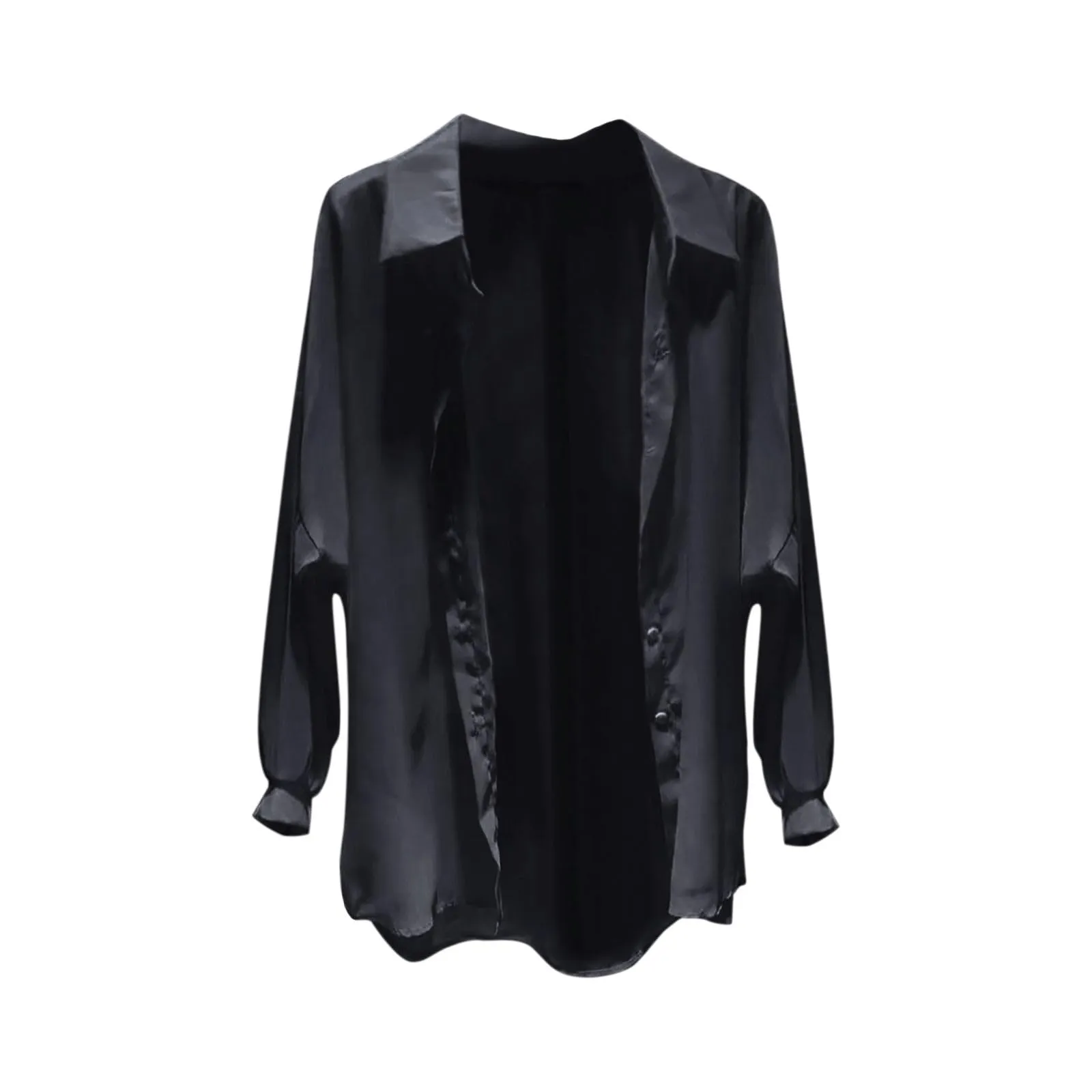 Offerta Black Friday Oggi Vestiti Bianchi Donna Estivi Abito Invernale Donna Elegante Camicia Donna Slim Fit Cotone Camicia Donna Lunghe Camicie Donna Maniche Lunghe Camicia Rossa Raso Day Prime - immagine 3