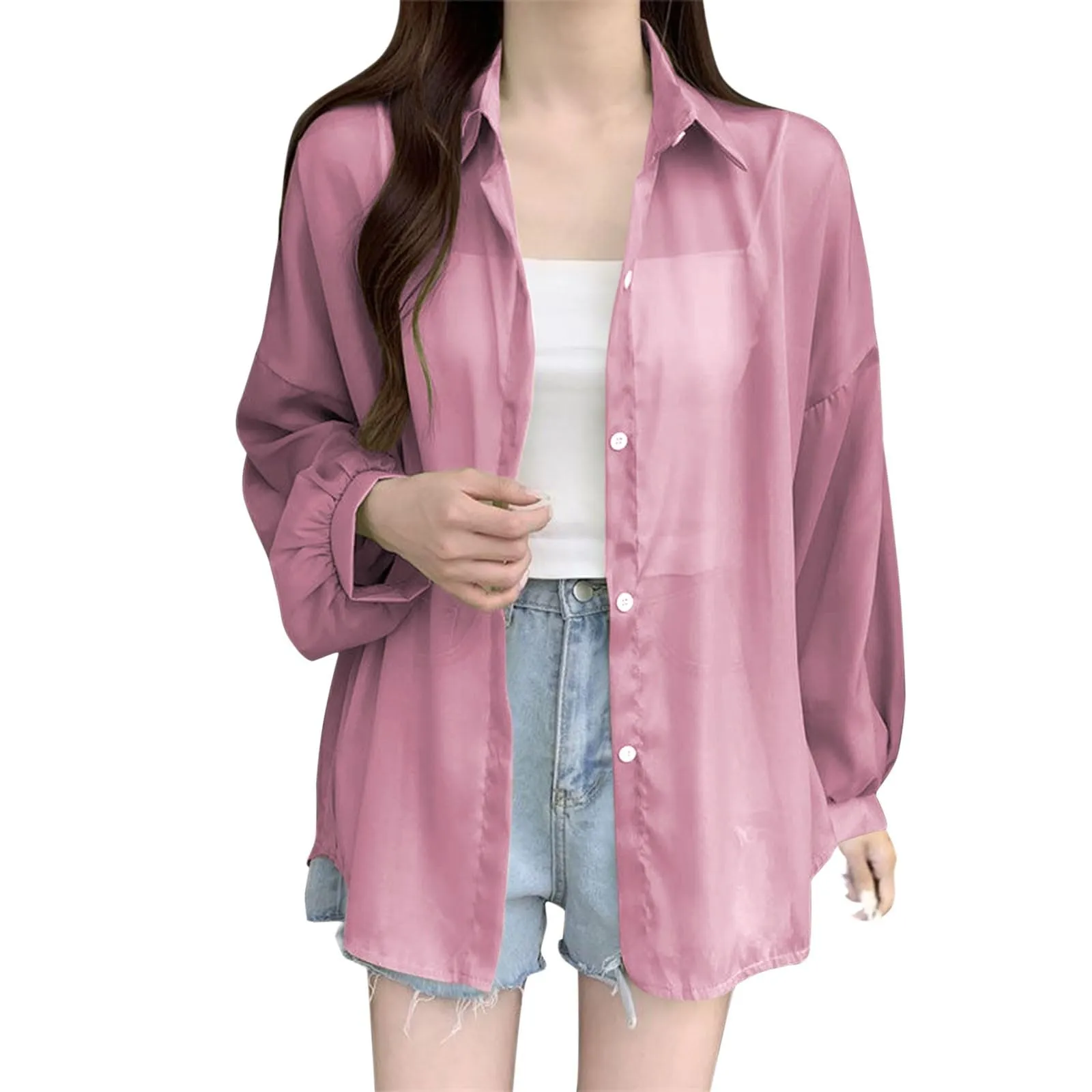 Offerte di Primavera Donna Pullover Donna Elegante Camicioni Donna Invernali Camicia Pizzo Cerimonia Abbigliamento Petite Donna Maglia Fila Donna Manica Corta Camicia Donna Mare Day Prime - immagine 1