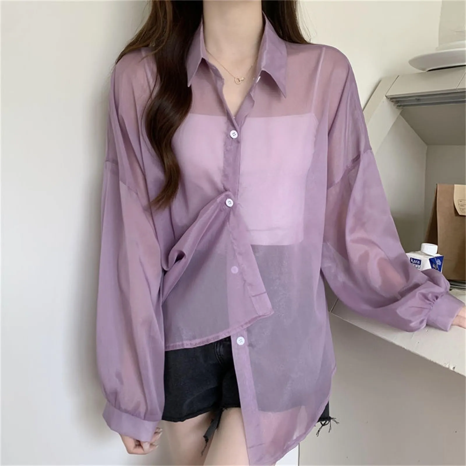 Cocila Top Paillettes My Orders Maglia Manica 3/4 Donna Cotone Vestiti Donna Inverno 2018 Sottogiacca Donna Panna Tailleur Elegante per Cerimonia Blusa Pizzo Elegante Camicie+Donna Prime Deals - immagine 2