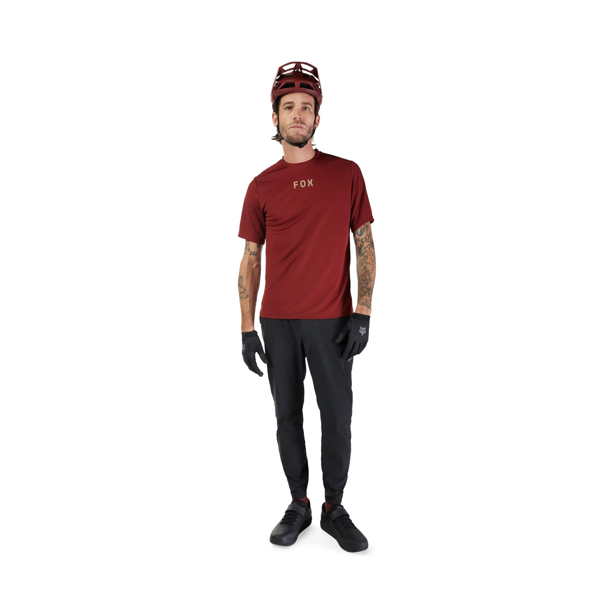 Fox Racing Maglietta da Uomo Ranger SS Jersey Wordmark (Confezione da 1) - immagine 5