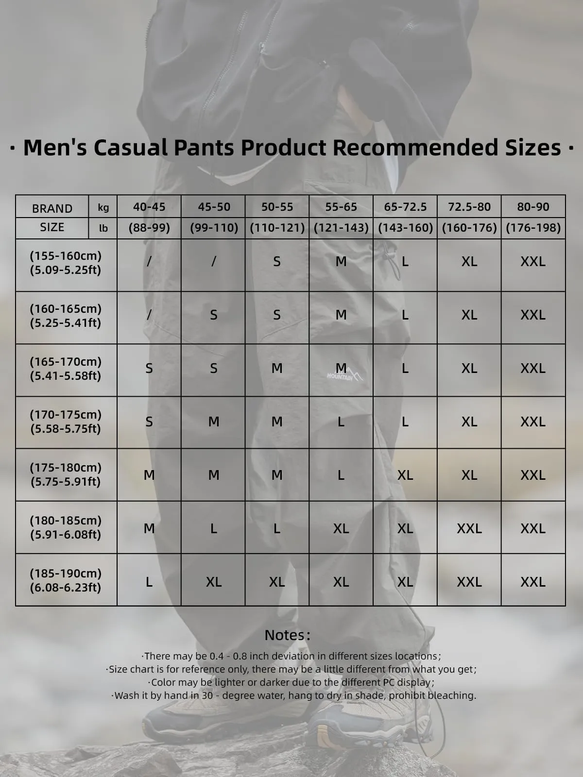 CAONAT, pantaloni cargo da uomo da escursione, pantaloni da jogging leggeri, casual, resistenti all'acqua, per l'outdoor, la pesca e il lavoro, con multi tasche, Kaki, XL - immagine 6