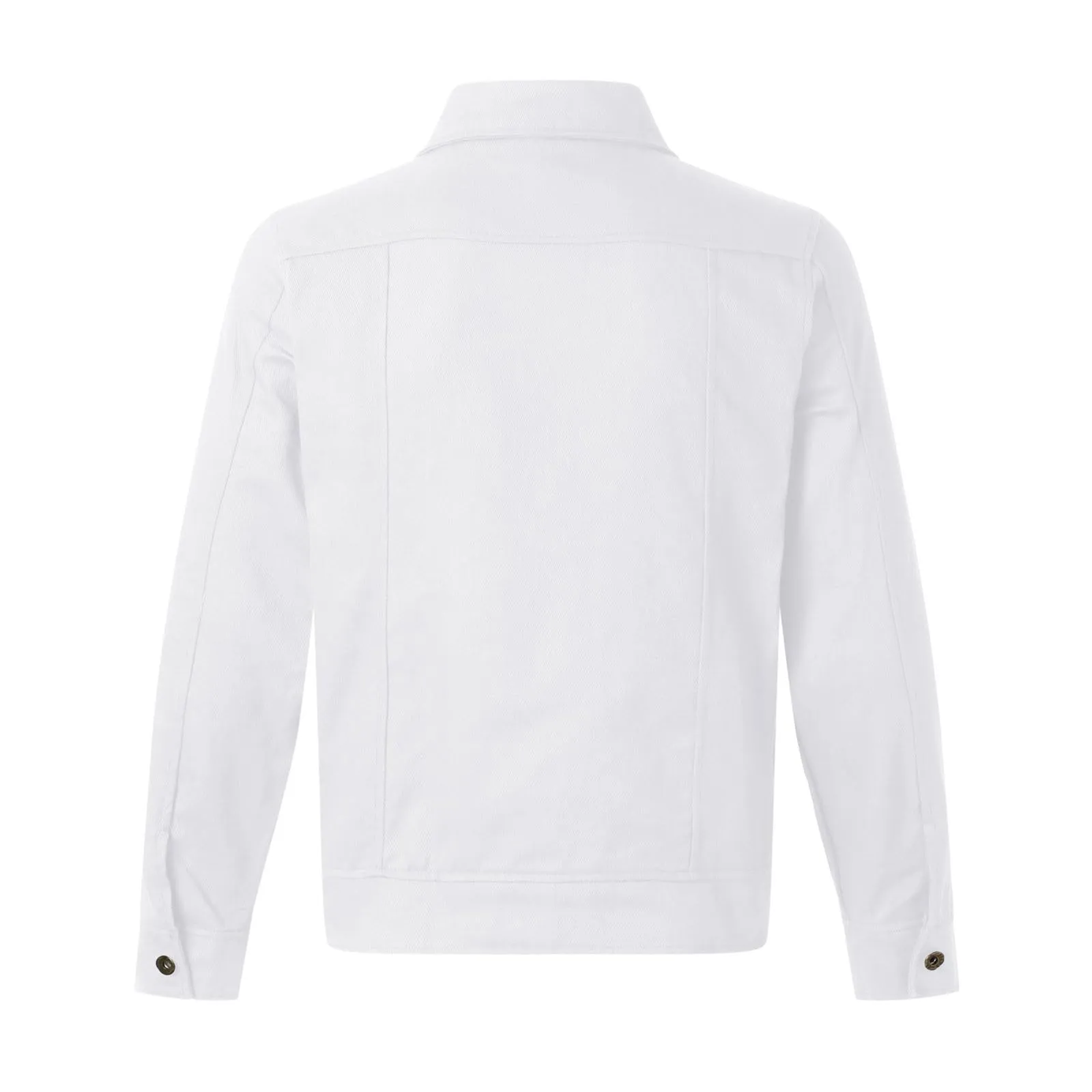 Giubbotto Jeans Uomo, Giubbotto Uomo Primavera, The Trucker Giacca Classic Retro Vintage Giubbotto in Cotone Lapel Cappotto da Lavoro Casual Giacca a Vento Giacca Trucker - immagine 3