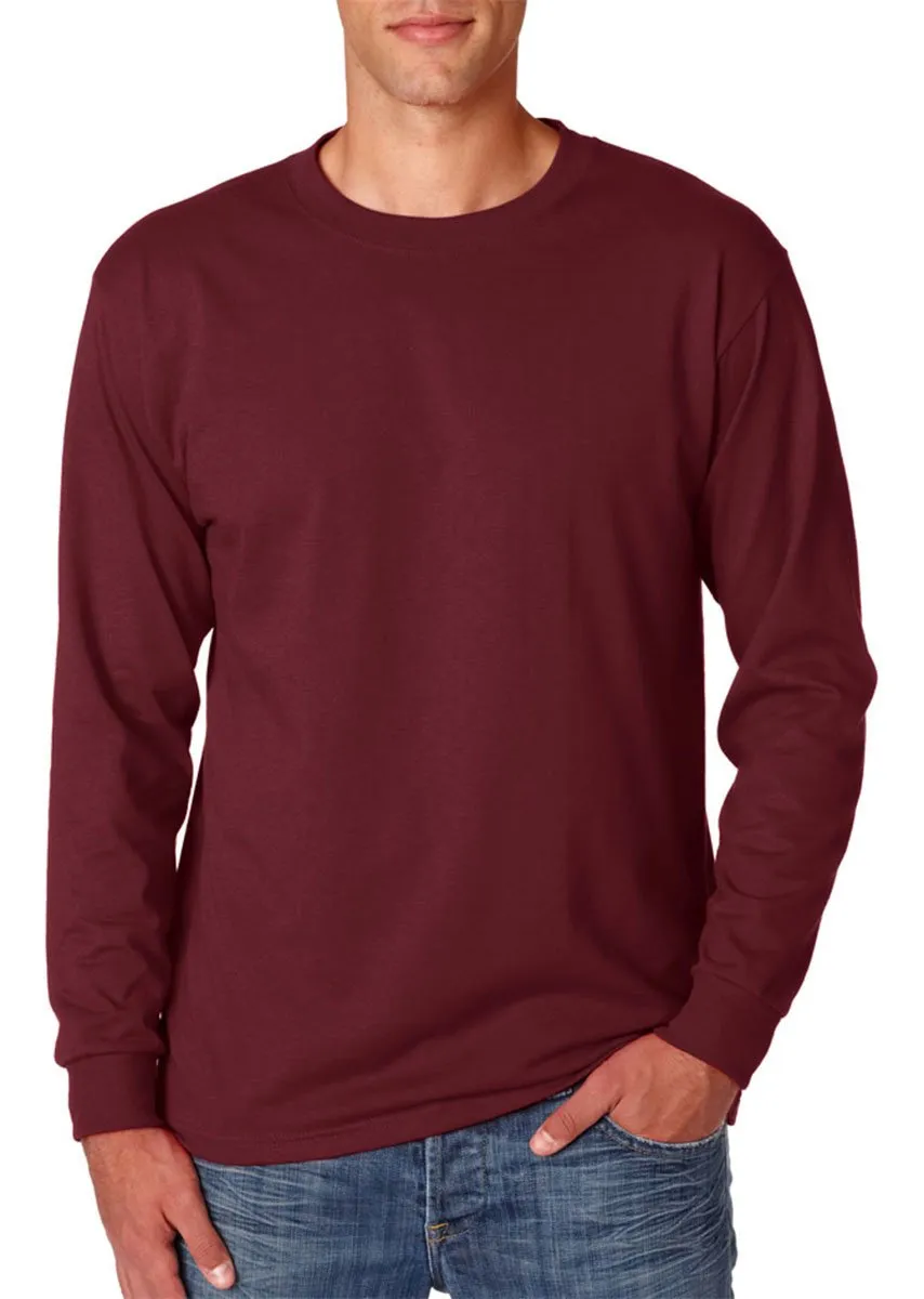 Jerzees da uomo 29L asimmetrico Maroon L - immagine 1