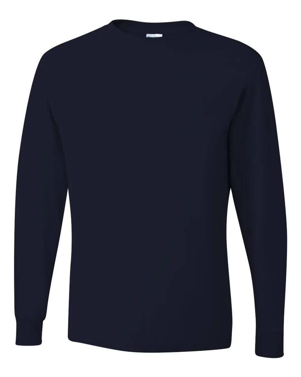 Jerzees - Heavyweight Blend 50/50 Cotton/Poly Long Sleeve T-Shirt. 29LS Navy - immagine 1