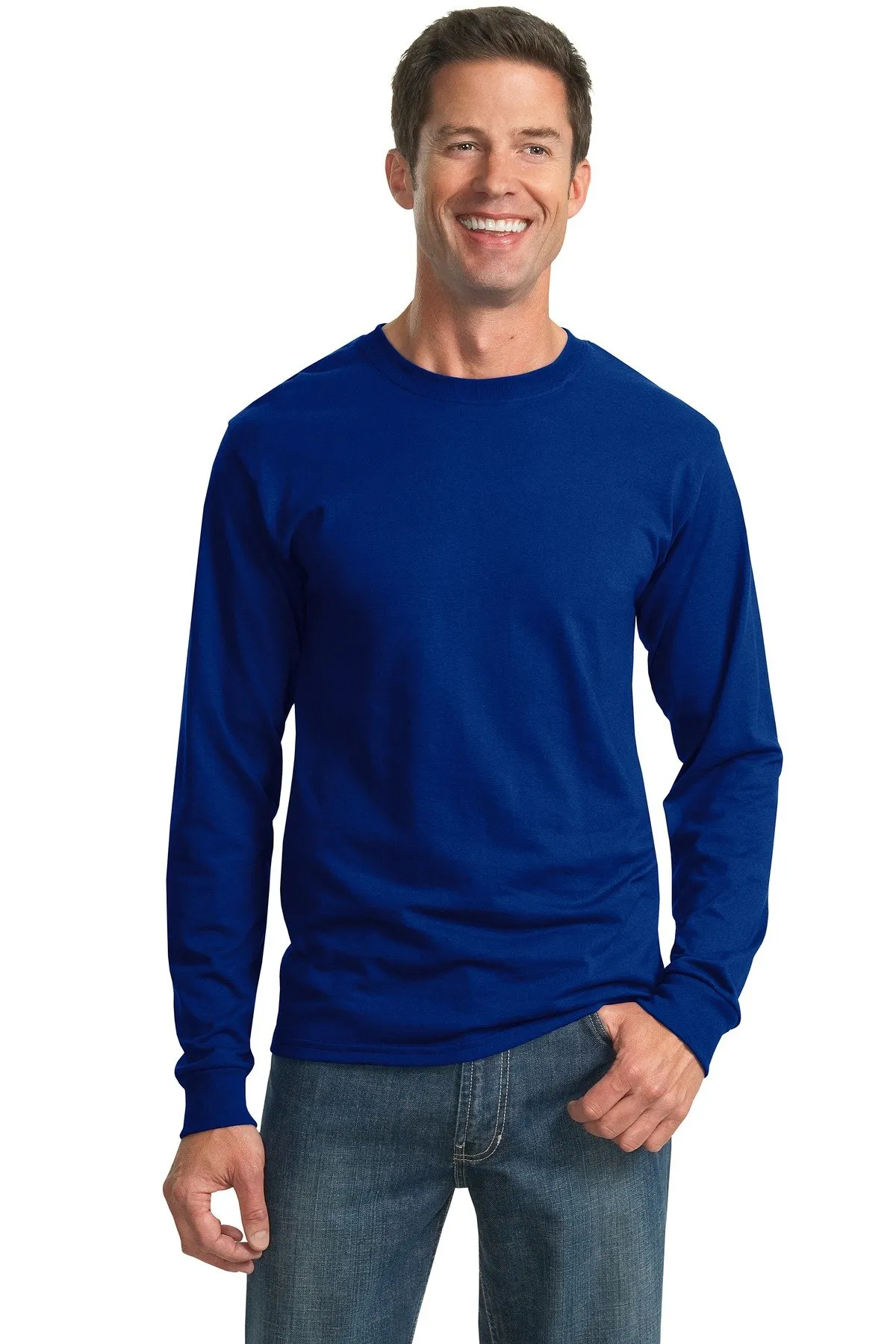 Jerzees 29LS Adult Long-Sleeve Heavyweight BlendT-Shirt - immagine 3