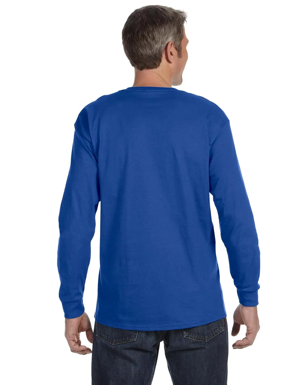 Jerzees 29LS Adult Long-Sleeve Heavyweight BlendT-Shirt - immagine 7