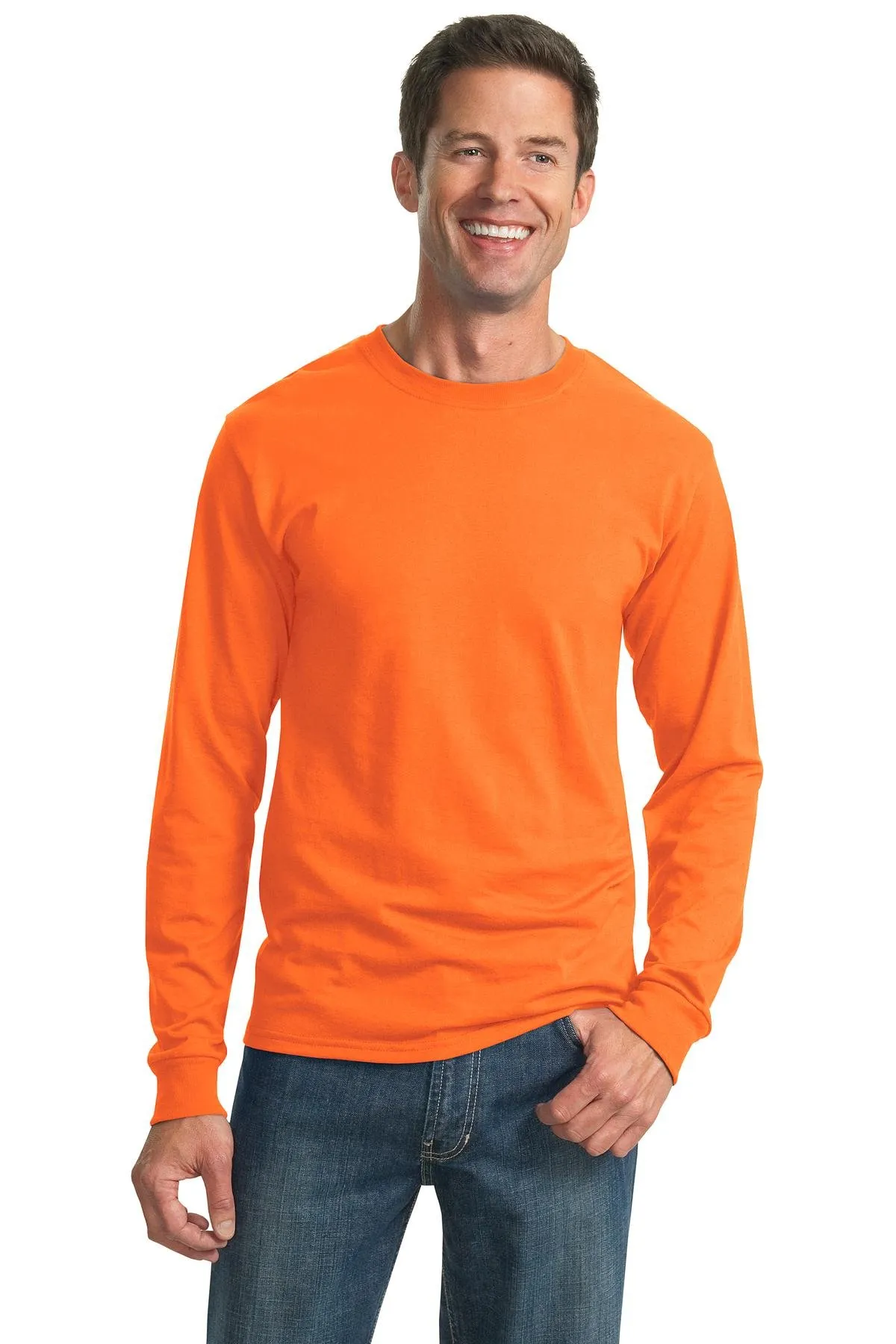 JERZEES - Heavyweight Blend 50/50 Cotton/Poly Long Sleeve T-Shirt. 29LS - immagine 3