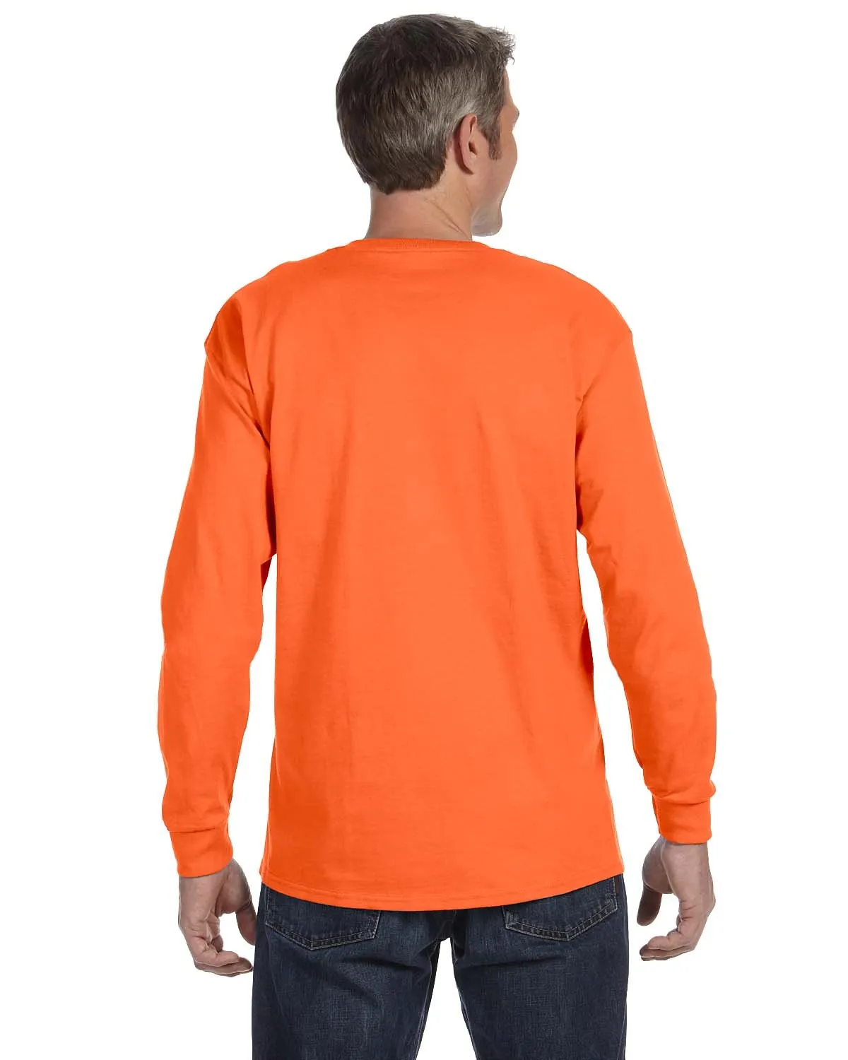 JERZEES - Heavyweight Blend 50/50 Cotton/Poly Long Sleeve T-Shirt. 29LS - immagine 8