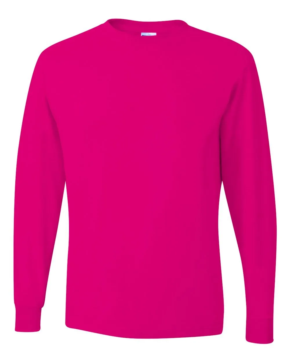 Jerzees Dri-Power - Maglietta a maniche lunghe da uomo, confezione multipla, Rosa, 3XL - immagine 1
