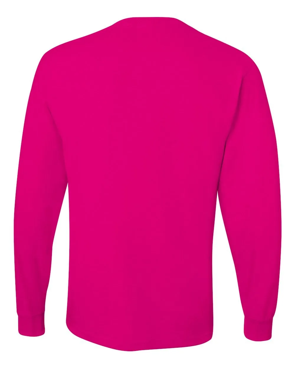 Jerzees Dri-Power - Maglietta a maniche lunghe da uomo, confezione multipla, Rosa, 3XL - immagine 6