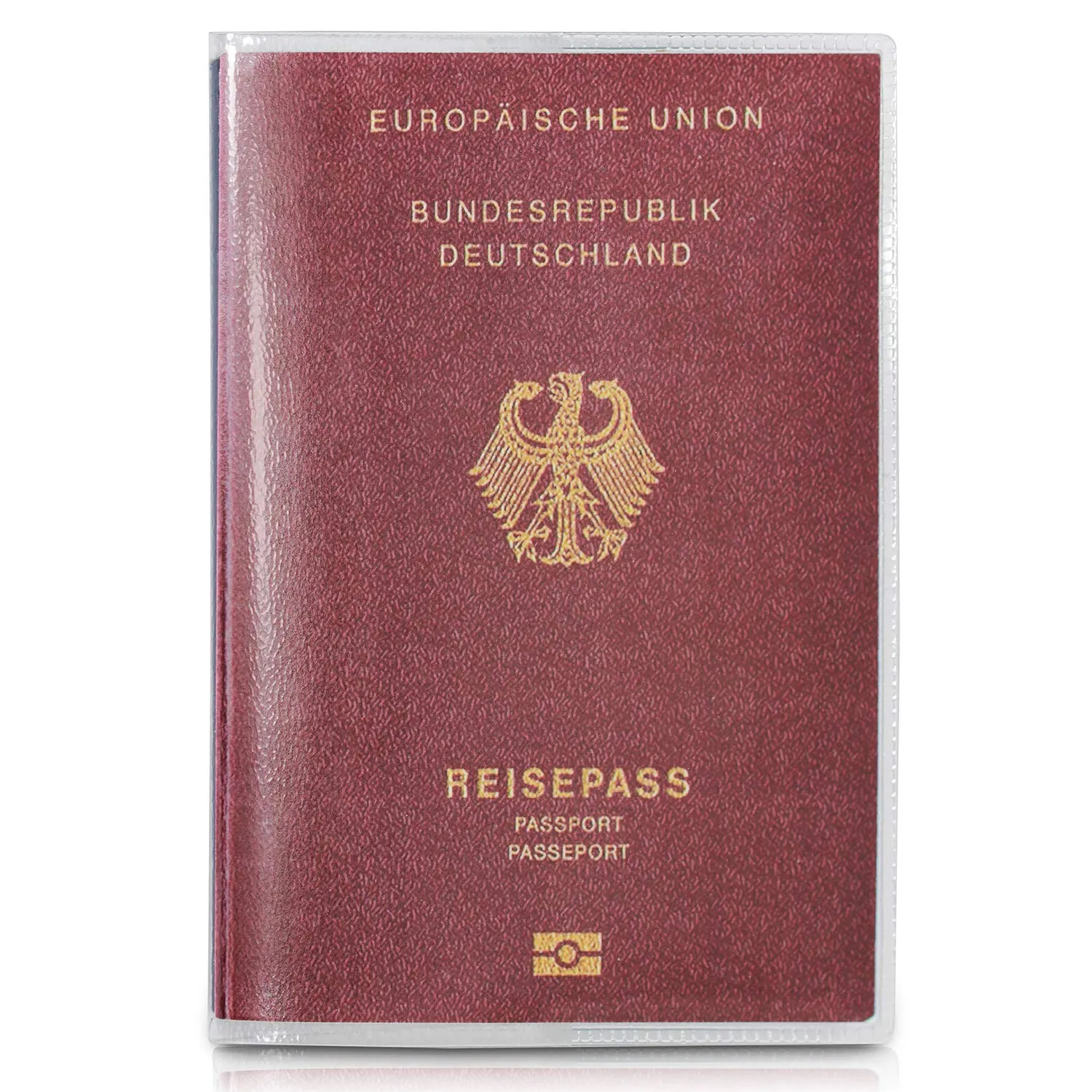 2 custodie per passaporto per il nuovo passaporto (a partire da aprile 2017), resistenti ai documenti e trasparenti in custodia antistrappo. Protegge il passaporto da acqua, polvere e sporcizia - immagine 7