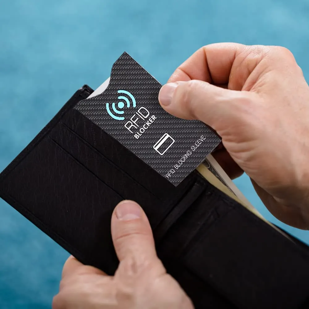 CMOISO NFC e RFID Blocking, Custodie per Carte di Credito, 10 PCS Carta di Credito Unisex Multicolore e Carta Didentità Protezione Impermeabile e Antifurto - immagine 7