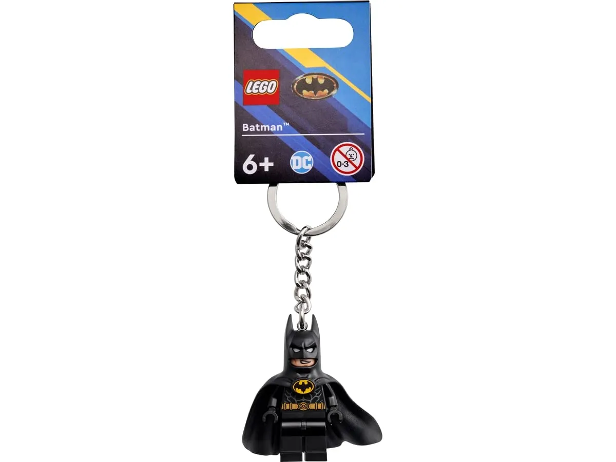 LEGO Super Heroes Batman 854235 - Portachiavi di minifigura in costume nero - immagine 2